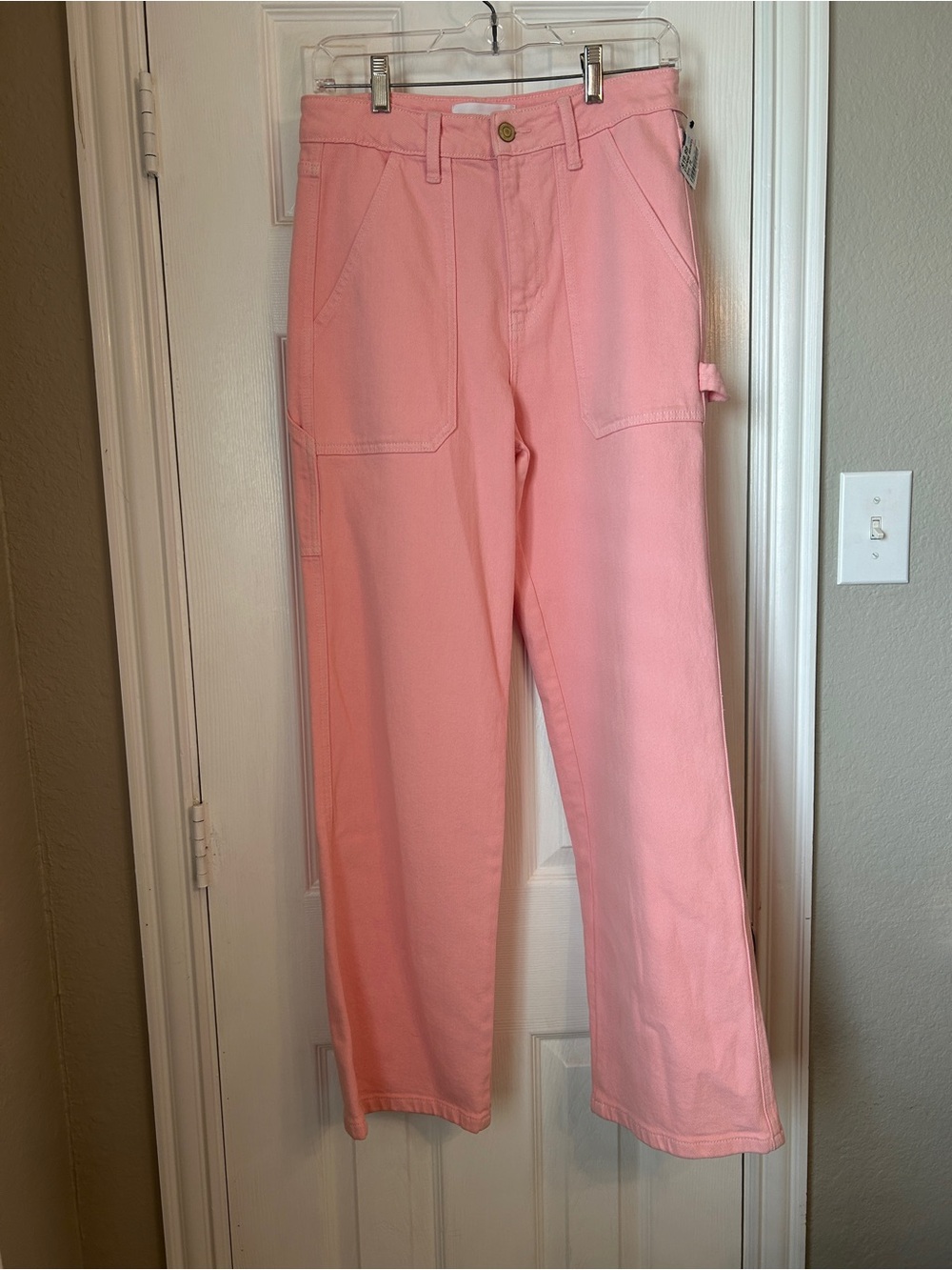 Women’s High-Rise Utility Jeans in Pink